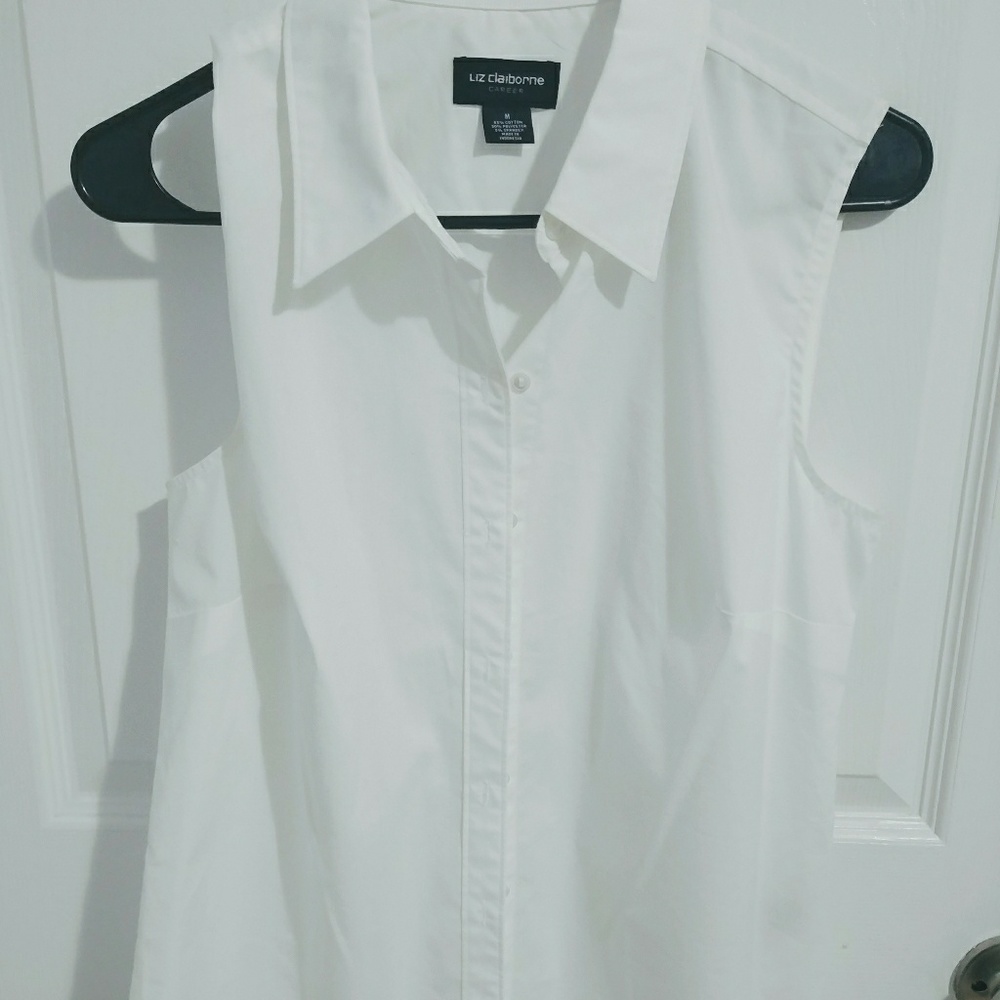 NWOT white Liz Claiborne blouse
